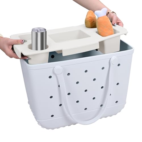 Tote Topper Tray with Cup Holder