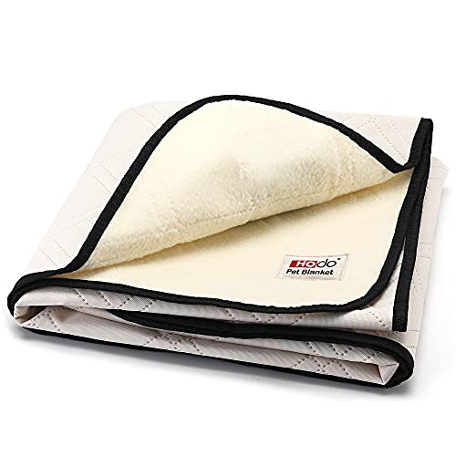 HOdo Dog Blanket Water Resistant Polar Fleece Dog Pet Bed Pad Protects Couch Chairs Bed from Pee