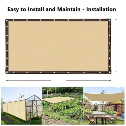 Couverture végétale et toile d'ombrage 3x3m pour balcon et cour