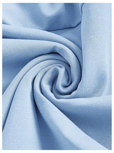 Image of SOLY HUX Cute Halter Mini Dresses for Women Summer Sexy Club Party Backless Short Sundress Light Blue Medium
