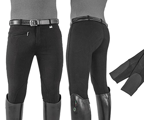 Umbria Equitazione EQUESTRO Pantaloni Uomo Modello Urano Cotone Elasticizzato Navy Blu 50