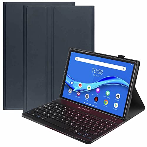 Lenovo Tab M10 Plus 3rd Gen 10.6�C���` �����P�[�X�t�� Bluetooth �L�[�{�[�h US�z�� ���ȓ��� �����[�g���[�N�œK �ݑ�Ζ� ���m�{ M10 �v���X ��3���� �^�u���b�g�p�L�[�{�[�h (Lenovo Tab M1