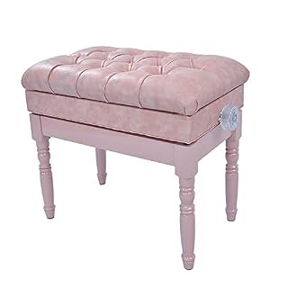 SaiLiN Tabouret de Piano, Tabouret de Coiffeuse Banc de Piano Banc de Clavier Tabouret de Piano réglable avec Coussin étanche, Compartiment de Rangement de Luxe et Pratique Everything is Fine - Les Beatles, Paul McCartney, John Lennon, RIngo Starr, George Harrison