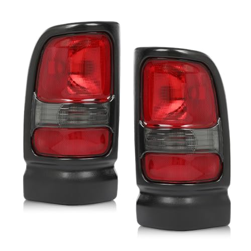 CHEDA Tail Lights Rear Lamps Assembly Compatible with Dodge Ram 1500 1994-2001/2500 3500 Truck 1994-2002 55055264AC 55055265AC, CH2800122 CH2801122 Pilotos Traseros Conjunto by CHEDA - Used condition - US$24.14