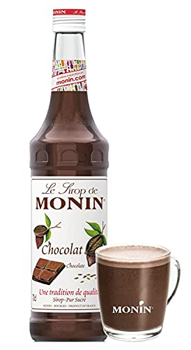 Image of Monin Chocolate Flavoured Syrup, Dark Brown, Medium, 700 ml