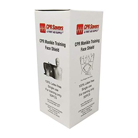 CPR Savers & First Aid Supply CPR Savers and First Aid Supply CPR Training Face Shields for Easy Sanitation on Manikins (5) Cover