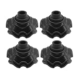 No-Slide Chair Feet Covers, Chair Leg Pads, Furniture Floor Protectors, Color Black Anti-Scratch, Noise-Reducing Caps Camping and Home Accessories About 50 g