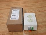 PHOENIX CONTACT EM-Duo 120/15 (5600461), 120 VAC, 15 AMP, 50/60 HZ, DIN Rail Mount, Double Outlet, Dual, Ivory, Power Outlet, Rail-Mounted