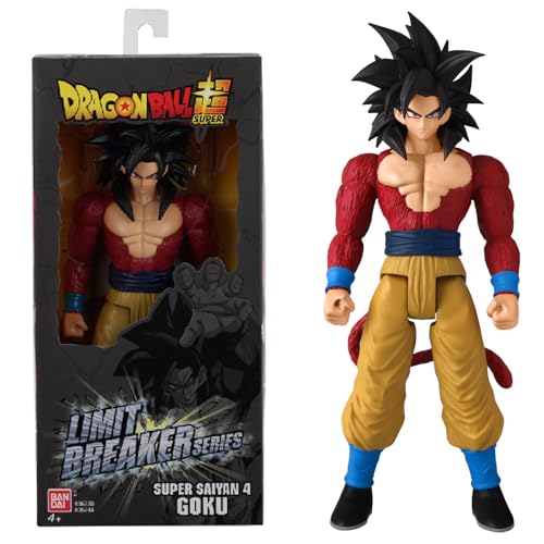 BANDAI - Dragon Ball Super - Riesenfigur Limit Breaker - Super-Saiyajin 4 Goku - Offizielle Lizenz - Große Gelenkfigur Goku Super Saiyan 4… – Ansicht 1