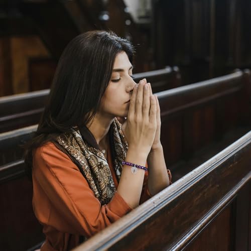 Sympathy Gifts for Loss of Loved one Memorial Healing Remembrance Condolence Grief Present for Women Pink Beads Bracelet With Angel Wings2