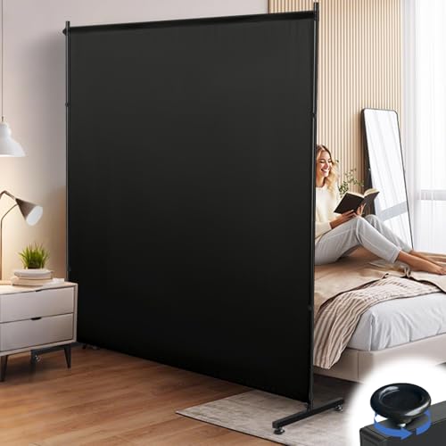 Room Divider 73x75in Thickened Fabric Privacy Screen