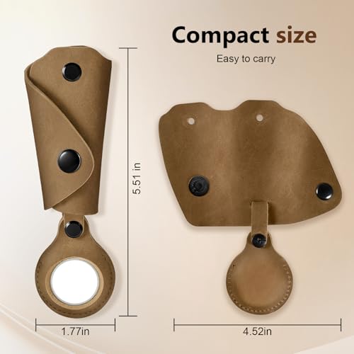 Image of Key Organizer for Men Compact Key Holder Minimalist Key Case Metal Key Chain Key Holder for Keychain Secures 2-5 Keys