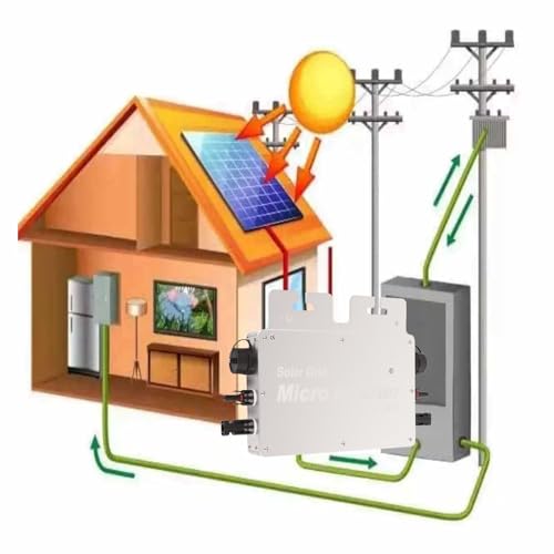Miniatura 4 de Inversor De Conexión A Red Solar, 800 W, 120 V 230 V, Identificación Automática, Micro Inversor De Cc A Ca, Wifi O Control De Aplicación, 80-160 V 180-260 V Ca, Ip65 A Prueba De Eu Plug-Plata