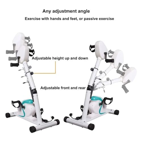 Bicicleta eléctrica de rehabilitación para ejercicio de piernas y brazos miniatura 3