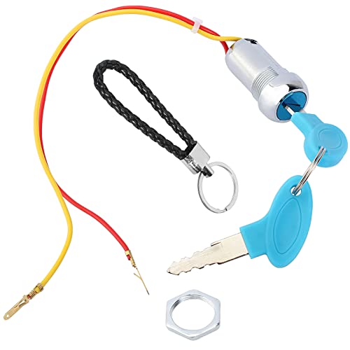 SOAJEE Universal 2 Wires Ignition Key Switch for Motorcycle ATV