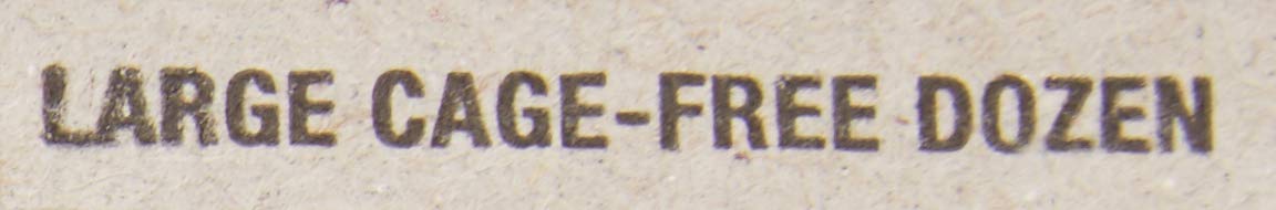 Amazon Brand - Happy Belly Cage-Free, Grade AA, Large White Eggs, 1 Dozen (Packaging May Vary)