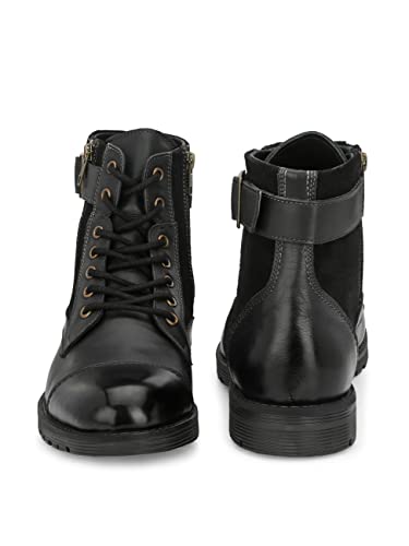 Image of Harrytech London High Ankle Leather Boots for Men
