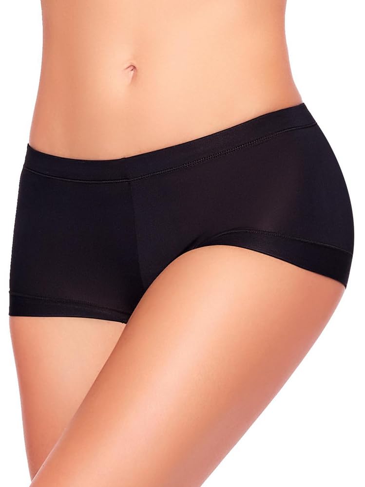 Ilusion 1407 - Womens Seamless Underwear Boyshorts Panties Booty Lifting Boxer Brief Style with Full Coverage