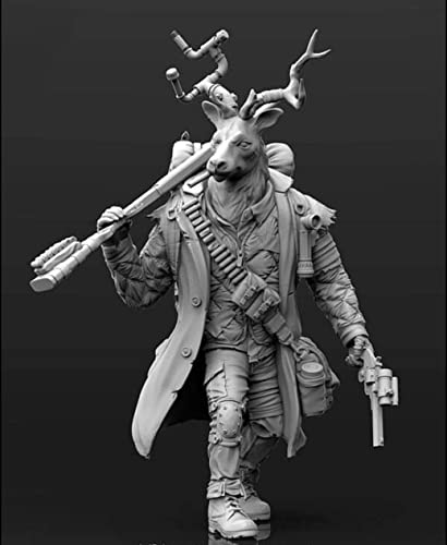 Figura modelo resina 1/24 sin pintar ni ensamblar
