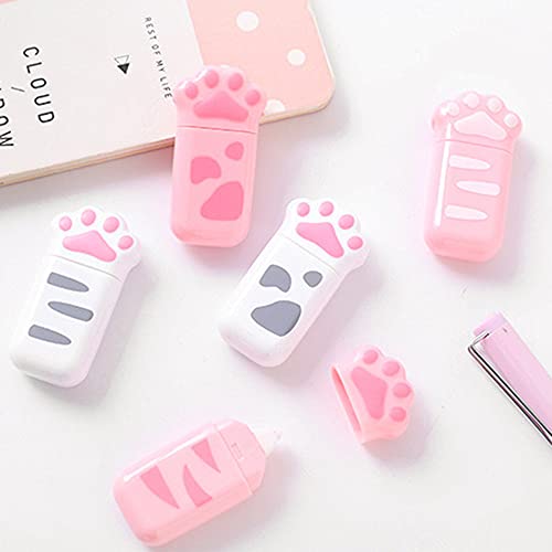 Cat Claw Correction Tape Sky Color Cat Correction Tape Stationery Pink Lovely Little Cat Correction Tape #TOP6