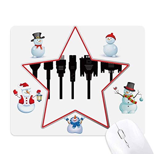 Tapis de souris famille bonhomme de neige, le cadeau idéal pour vos proches