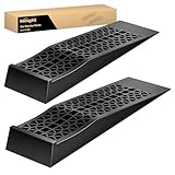 Nilight Low Profile Car Ramps, Portable Drive on Service Ramp for Support Jack Vehicle Maintenance, 10,000lb GVW Capacity, 2 Pack
