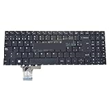 ZCDYGHU Teclado para portátil Toshiba Satellite Pro C50-H, C50-J, C50-J-112, C50-H-110, C50-H-11G, C50-H-11J, C50-H-121, C50-H-122, C50-H-117 (Reino Unido, UE-EN)(Spanish SPA)