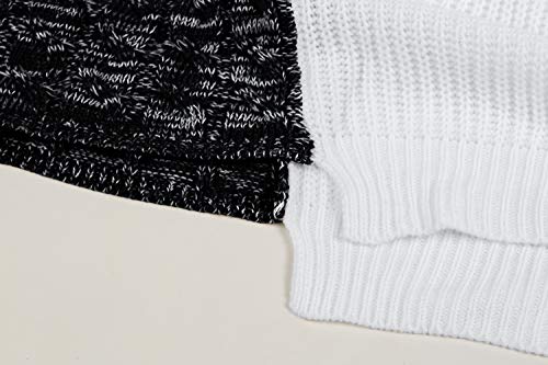 Karlywindow Men's Crew Neck Pullover Sweaters Slim Fit Long Sleeve Ribbed Knitted Twisted Warm Cozy Jumpers Sweater #TOP4