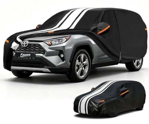 Image of Kayme Toyota RAV4 Car Cover Waterproof All Weather for Automobiles