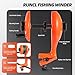 RUNCL Fishing Line Spooler – Portable Winder & Reel Spooling Tool for Casting and Spinning Reels, Prevents Line Twist, Non-Slip Handle with Built-in Scissors, Fishing Accessories for Anglers