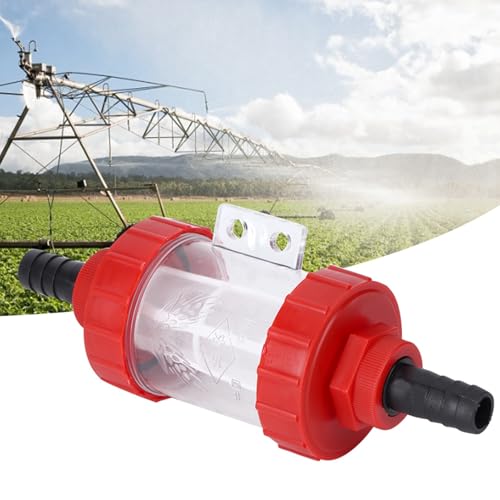 AUNMAS Wasserpumpenfilter, Schlauchfilteraufsatz, Wohnmobil-Wasserfilter, Landwirtschaftlicher Inline-Netzfilter, Wasserpumpe mit Durchfluss, Transparenter Filter für (1/6)
