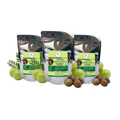 Herbal Henna Hair Paste (Pack of 3) | Ready-to-Apply Natural Mehndi with Bhringraj & Hibiscus-image-6
