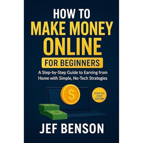 HOW to MAKE MONEY ONLINE for BEGINNERS Audiolibro Por Jef Benson arte de portada