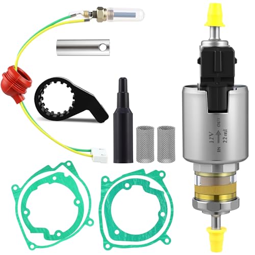 Honoson 12V 2KW Glow Plug Repair Kit, 12V Chinese Diesel Fuel Heater Pump Quiet Ceramic Ignition Glow Plug Repair Parts Parking Heating Kit Accessories for Diesel Heater Car Truck Boat
