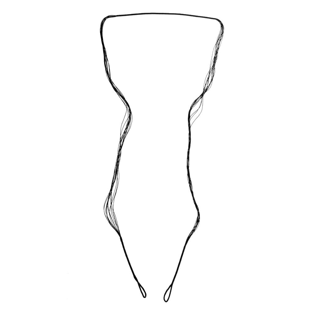 MYADDICTION Archery Accessories Black Bowstrings Bow Strings for Recurve Bow Longbow 127cm/50inch