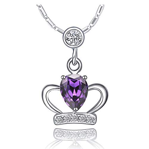 Naszyjnik 925 Sterling Silver Set Inkrustowany Kamień