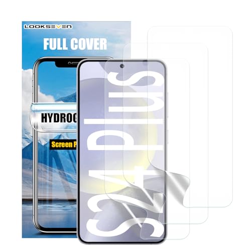 LOOKSEVEN 3 Pack Hydrogel Film For Samsung Galaxy S24 Plus