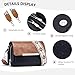 Roulens Crossbody Bags for Women Small Crossbody Wallet Purses with Card Slots Leather Shoulder Handbags Travel/Daily Use