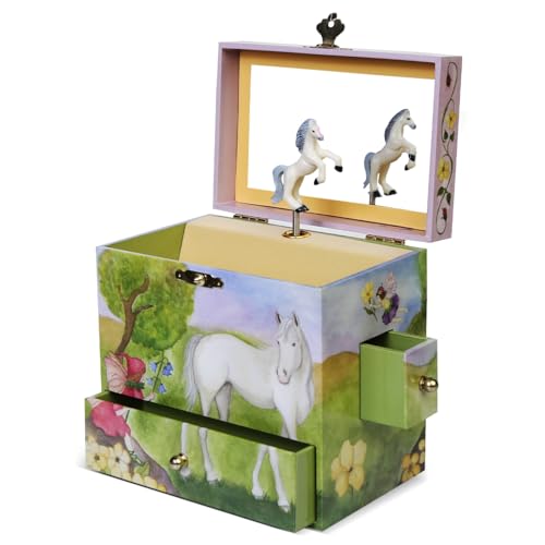 Enchantmints Horse Fairy Musical Jewelry Box Spins to 