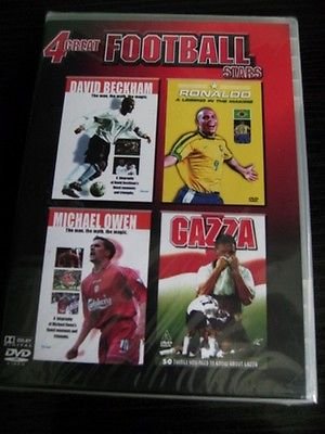 4 Great Football Stars--Beckham , Ronaldo , Michael Owen , Gazza.