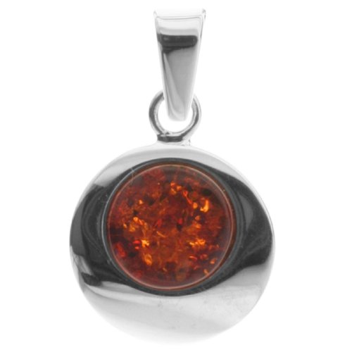 Preisvergleich Produktbild InCollections Damen-Anhänger 925 / 000 Sterlingsilber mit Bernstein 0010203570100
