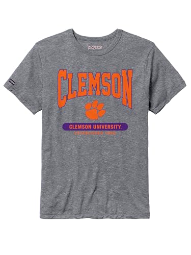 JanSport NCAA Officially Licensed Pregame Short Sleeve T Shirt for Men, Soft & Breathable Triblend Crewneck T Shirt with Graphic Detailing, Everyday University Fan Apparel - image 1