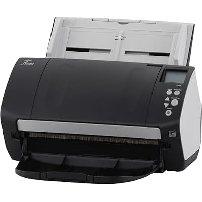 Fujitsu fi-7160 الماسح الضوئي للأوساط المزدوجة المتوافقة مع التجارة مع وحدة تغذية المستندات التلقائية (ADF)