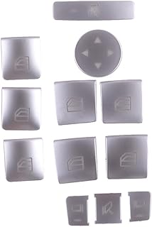 beler Window Switch Button Cover Trim Sequin Sticker Set compatible for ...