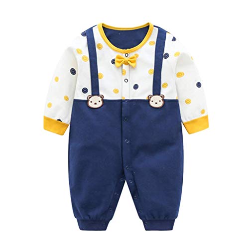 UYZ Baby Onesies Schlafanzüge Strampler Kleidung Set - Jungen Mädchen Baumwolle Overall Langarm Pyjama Kleinkind Bodysuits Outfits2020.10.10 Cover
