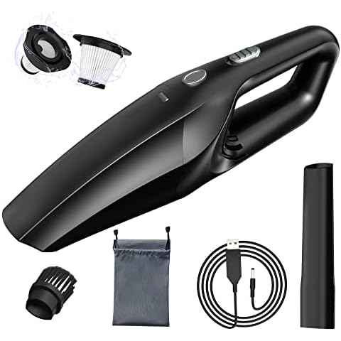 TEMOLA Aspirador de Mano Recargable con Filtro HEPA Cover