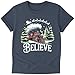 Belive Custom T-Shirt – Personalized Holiday Shirt with Custom Backside Text, Year or Name | Handmade Christmas Outfit for Baby, Kids, Youth, Adult, & Family
