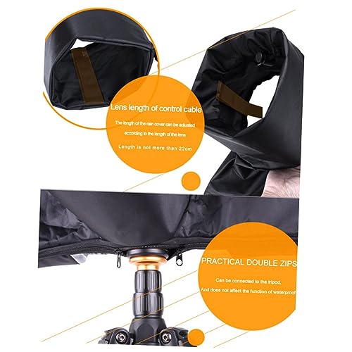 Funda impermeable de cámara DSLR para proteger lentes largos en condiciones adversas 7