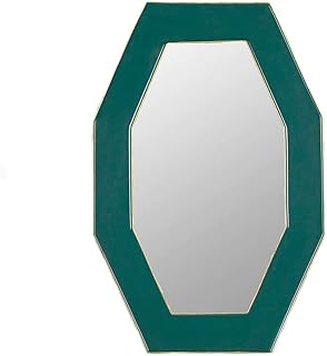 Comprar Paoletti Espejo de Pared Octogonal Enmarcado, Verde Azulado, 39 x 59 x 2 cm