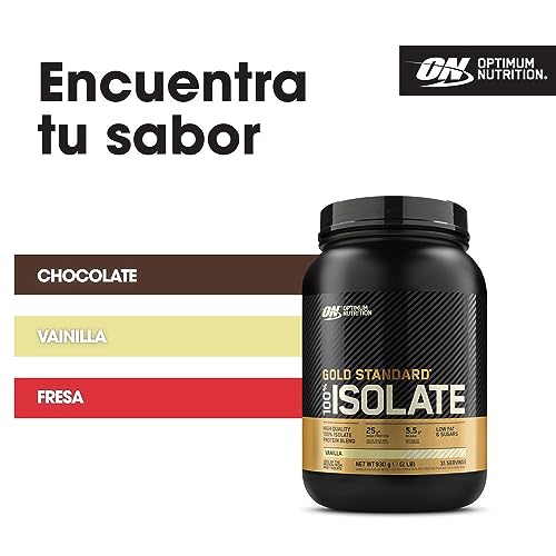 Miniatura 5 de Optimum Nutrition On Gold Standard 100 Isolate, Proteína Whey Pura, Bcaa Y Glutamina Naturales, Pre Y Post Entrenamiento, Sabor Vainilla, 31 Dosis, 930 G